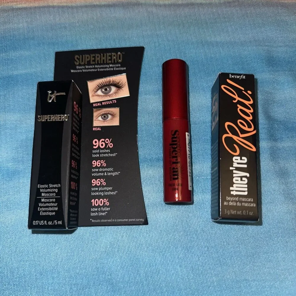 It Superhero, Benefit They’re Real, & SmashBox Mascaras- set of 3 premium minis